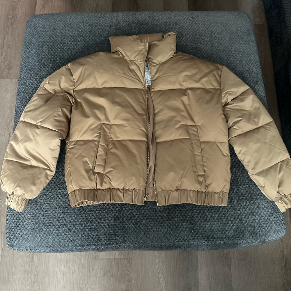 NWT ABERCROMBIE & FITCH A&F Womens Ultra Mini Puffer Jacket Coat Sz L